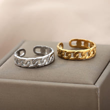 Load image into Gallery viewer, Cuban Link Ring - Adjustable [variant_title]
