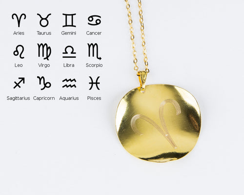 Zodiac Pendant Necklace - LeyeF Co. Global Jewelry & Accessories