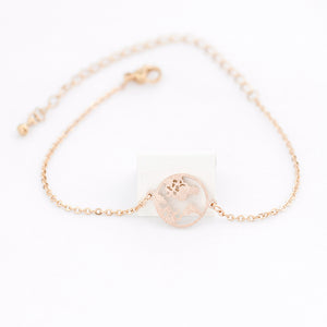 World Map Bracelet - LeyeF Co. Global Jewelry & Accessories