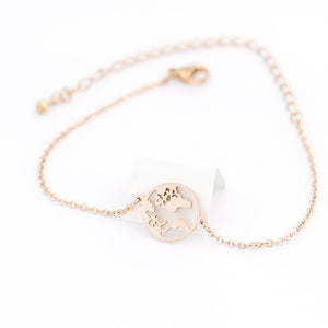 World Map Bracelet - LeyeF Co. Global Jewelry & Accessories