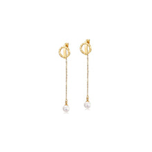 Load image into Gallery viewer, Pearl Dangle Earrings [variant_title]
