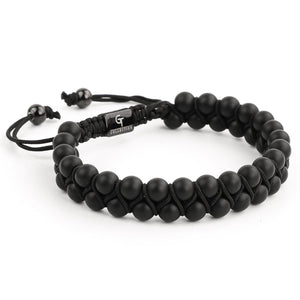 Bracelet - MATTE ONYX Bracelet Double