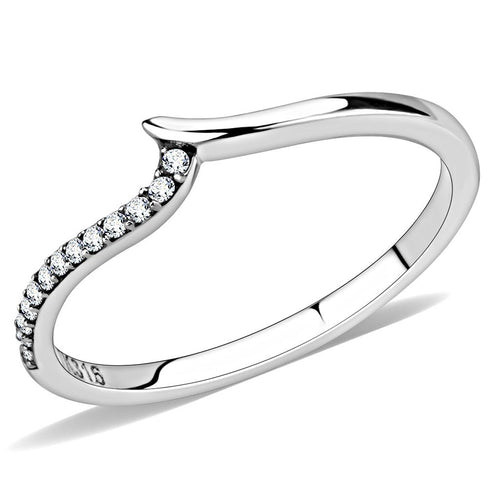 Silver Minimal Crystal Ring [variant_title]