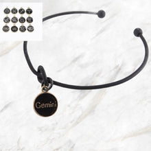 Load image into Gallery viewer, Zodiac Bangle - Black [variant_title]
