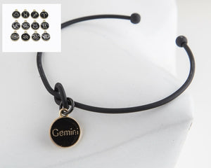 Zodiac Bangle - Black [variant_title]