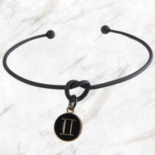 Load image into Gallery viewer, Zodiac Bangle - Black [variant_title]
