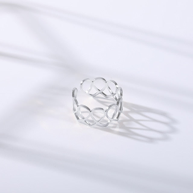 Intertwined Hearts Ring - LeyeF Co. Global Jewelry & Accessories