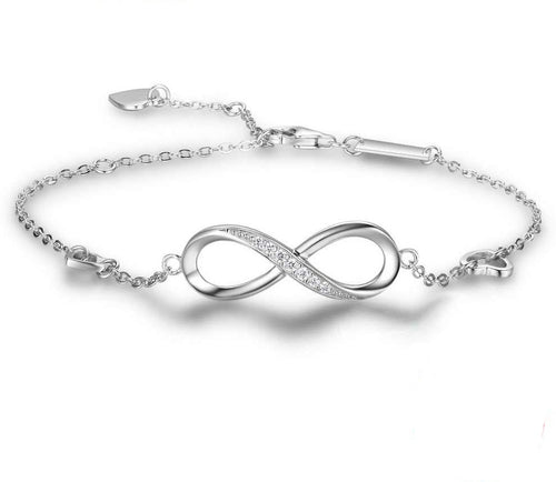infinity silver bracelet