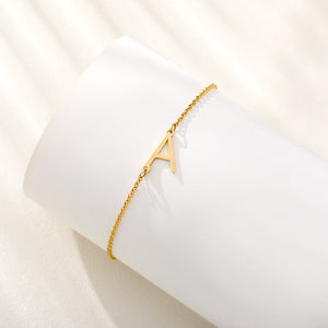 Initial Letter Bracelet - LeyeF Co. Global Jewelry & Accessories