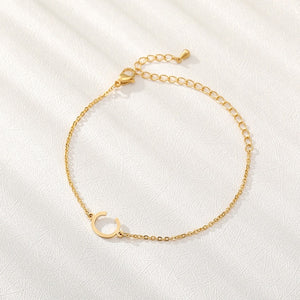 Initial Letter Bracelet - LeyeF Co. Global Jewelry & Accessories