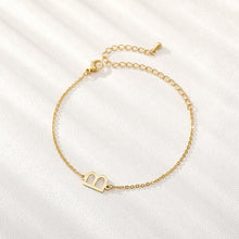 Load image into Gallery viewer, Initial Letter Bracelet - LeyeF Co. Global Jewelry &amp; Accessories
