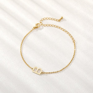 Initial Letter Bracelet - LeyeF Co. Global Jewelry & Accessories