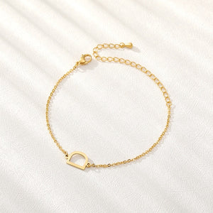 Initial Letter Bracelet - LeyeF Co. Global Jewelry & Accessories