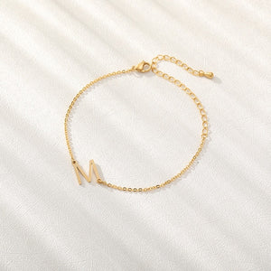 Initial Letter Bracelet - LeyeF Co. Global Jewelry & Accessories