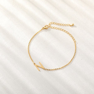 Initial Letter Bracelet - LeyeF Co. Global Jewelry & Accessories