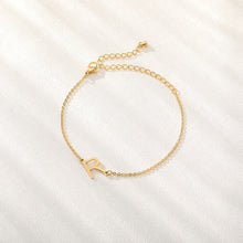 Load image into Gallery viewer, Initial Letter Bracelet - LeyeF Co. Global Jewelry &amp; Accessories
