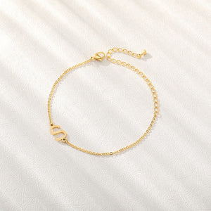 Initial Letter Bracelet - LeyeF Co. Global Jewelry & Accessories