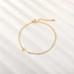 Initial Letter Bracelet - LeyeF Co. Global Jewelry & Accessories