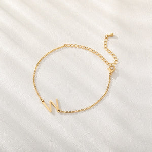 Initial Letter Bracelet - LeyeF Co. Global Jewelry & Accessories