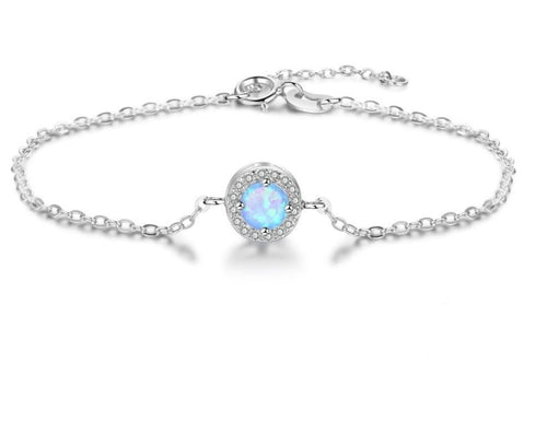 Opal Silver Bracelet - LeyeF Co. Global Jewelry & Accessories
