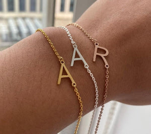 Initial Letter Bracelet - LeyeF Co. Global Jewelry & Accessories