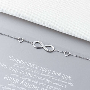 infinity silver bracelet