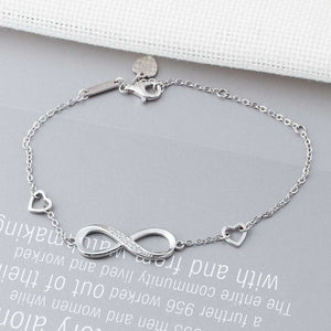 infinity silver bracelet