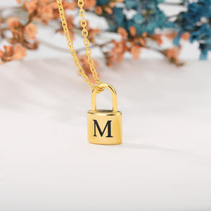 Initial Padlock Necklace [variant_title]