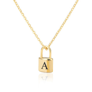 Initial Padlock Necklace [variant_title]