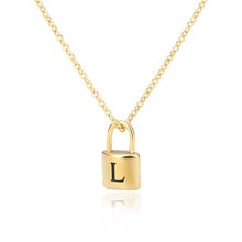 Load image into Gallery viewer, Initial Padlock Necklace L / 45cm
