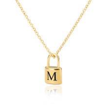 Load image into Gallery viewer, Initial Padlock Necklace M / 45cm
