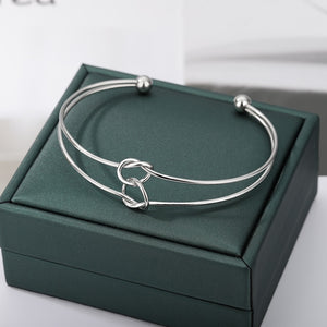 Double Loop Bangle - LeyeF Co. Global Jewelry & Accessories