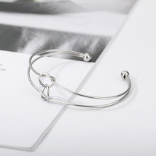 Load image into Gallery viewer, Double Loop Bangle - LeyeF Co. Global Jewelry &amp; Accessories
