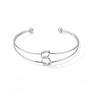 Double Loop Bangle - LeyeF Co. Global Jewelry & Accessories