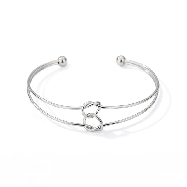 Double Loop Bangle - LeyeF Co. Global Jewelry & Accessories