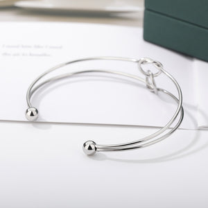 Double Loop Bangle - LeyeF Co. Global Jewelry & Accessories