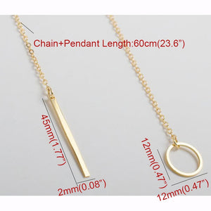 Circle Bar Lariat Necklace [variant_title]